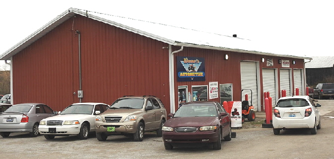 outside